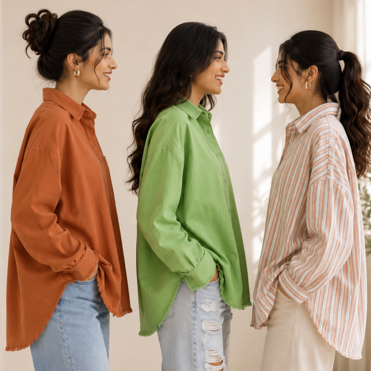 3 Casual Long Shirts ( S4 )