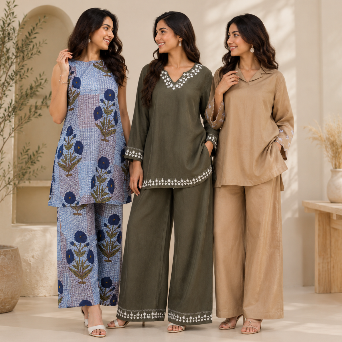 3 Women's Co-Ord Set for Everyday Style ( C5 )