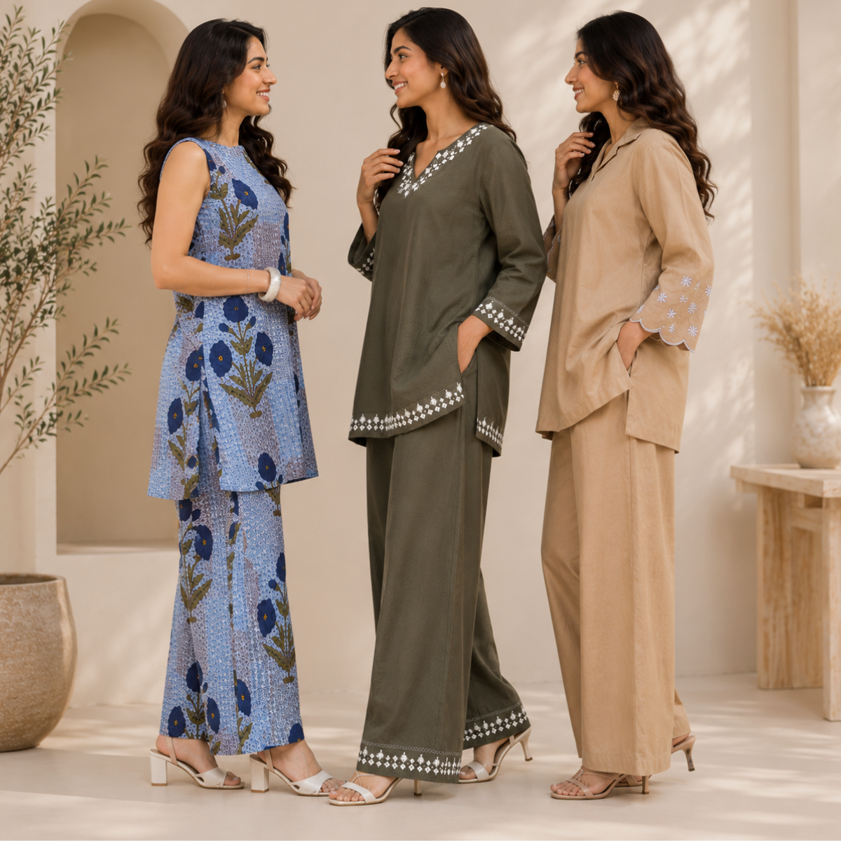 3 Women's Co-Ord Set for Everyday Style ( C5 )
