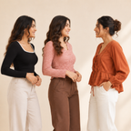 3 Women's Casual Western Tops ( CW-5 )