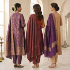 3 Comfort Fit Kurta Set with Dupatta ( C5 )