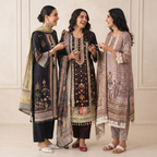 3 Comfort Fit Kurta Set with Dupatta ( C6 )