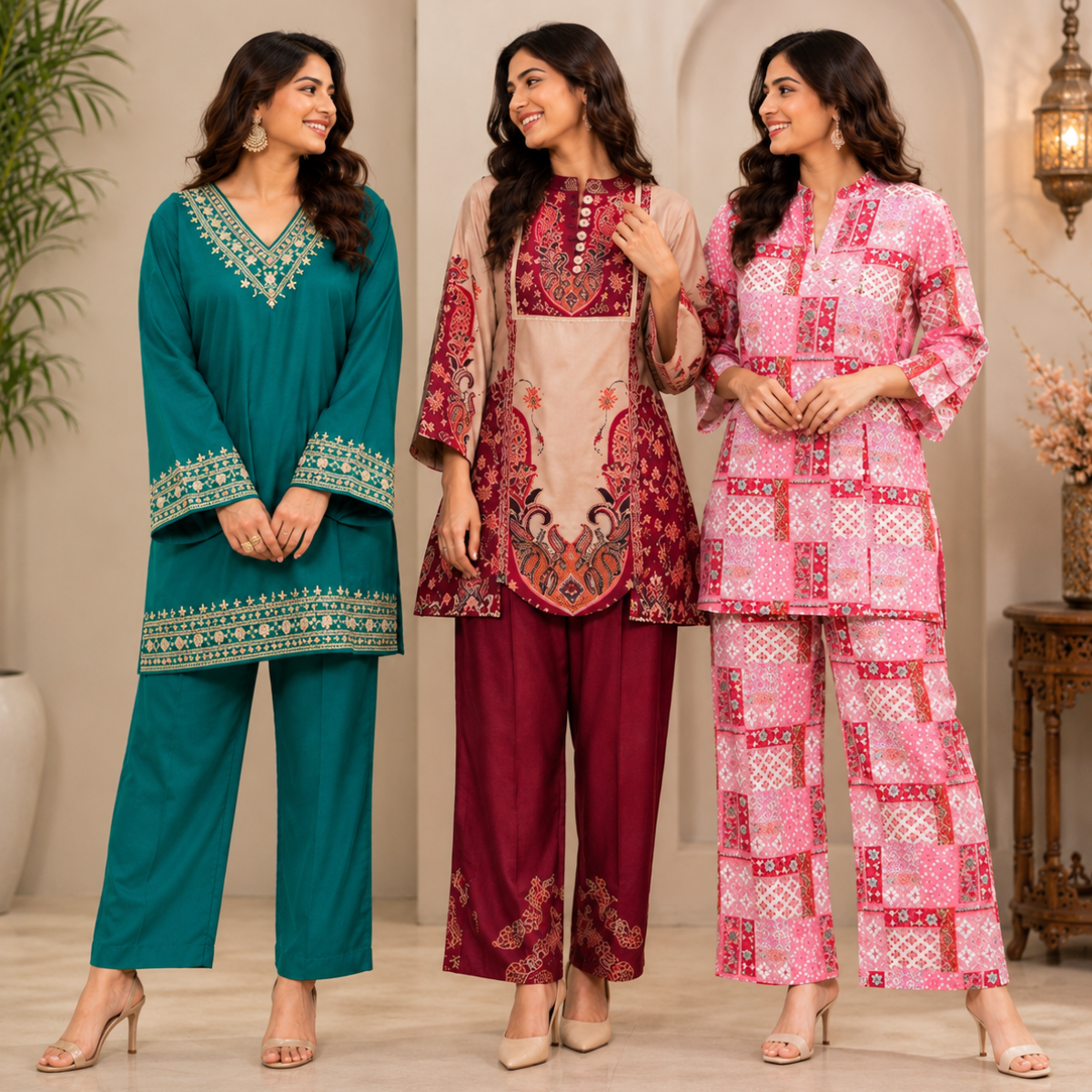 3 Women's Co-Ord Set for Everyday Style ( C6 )