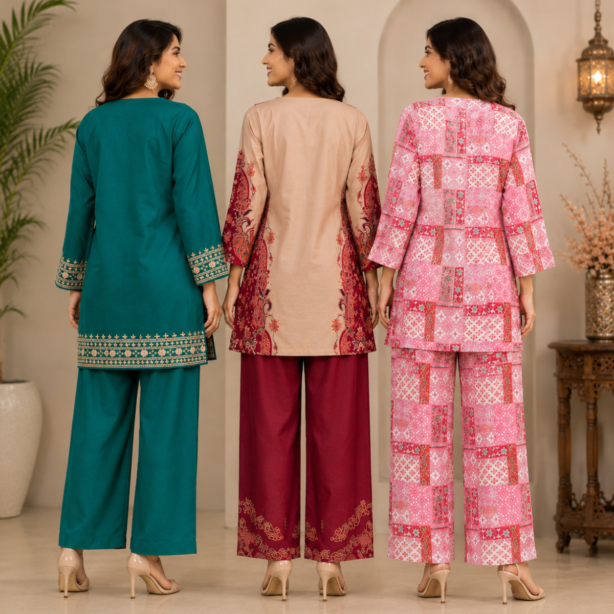 3 Women's Co-Ord Set for Everyday Style ( C6 )