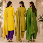 Women's Kurta Pant Set with Dupatta ( KP-5 )