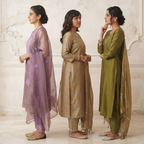 3 Comfort Fit Kurta Set with Dupatta ( C7 )