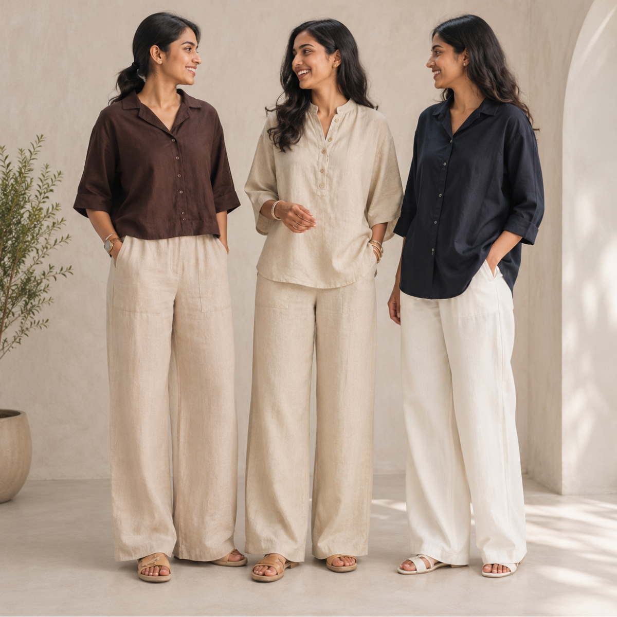 3 Women's Linen Wear Collection ( L8 )