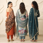 3 Comfort Fit Kurta Set with Dupatta ( C9 )
