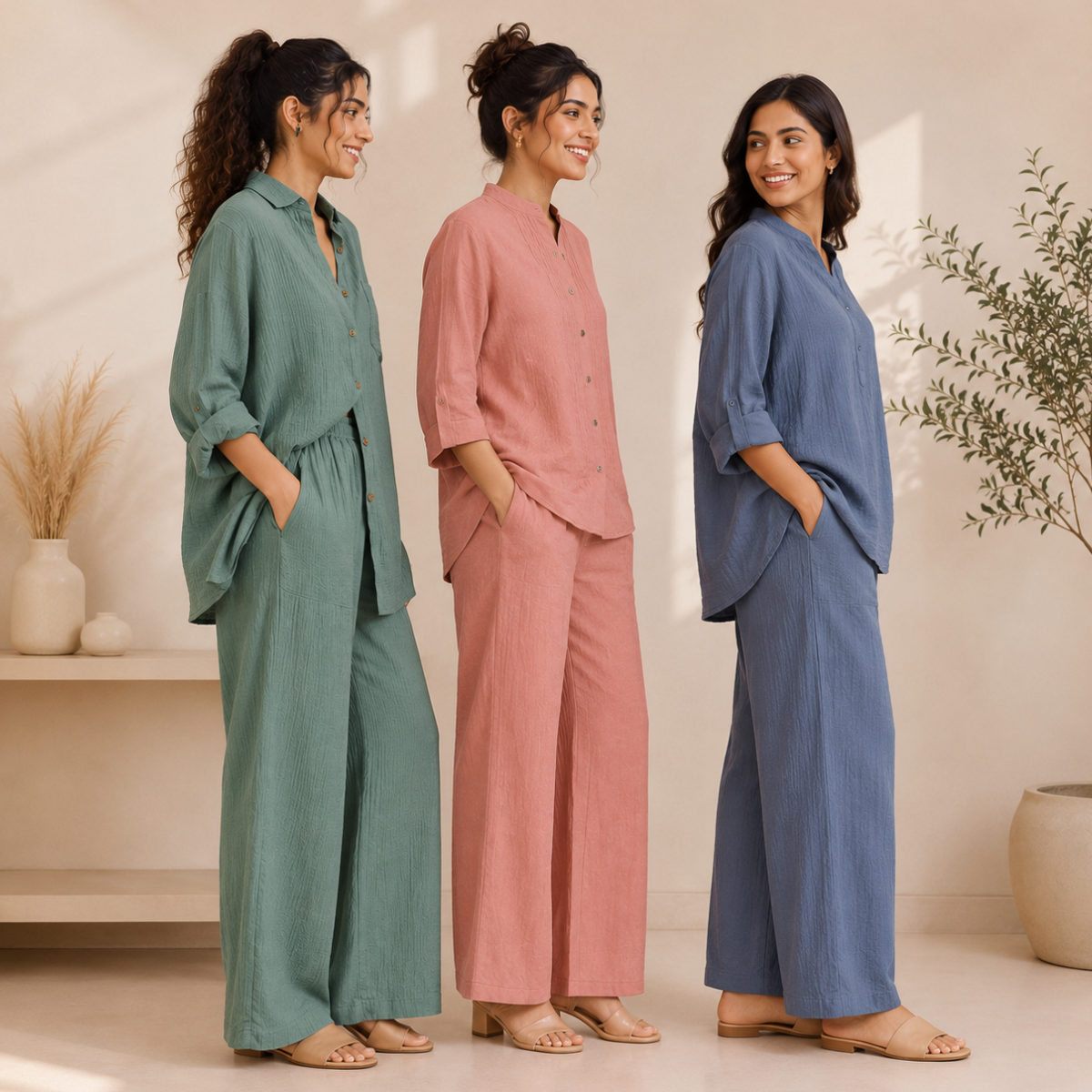 3 Women's Linen Wear Collection ( L1 )