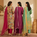 Women's Kurta Pant Set with Dupatta ( KP-8 )