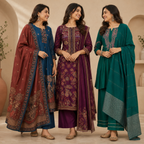 Women's Kurta Pant Set with Dupatta ( KP-9 )