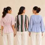 3 Women's Casual Western Tops ( CW-1 )