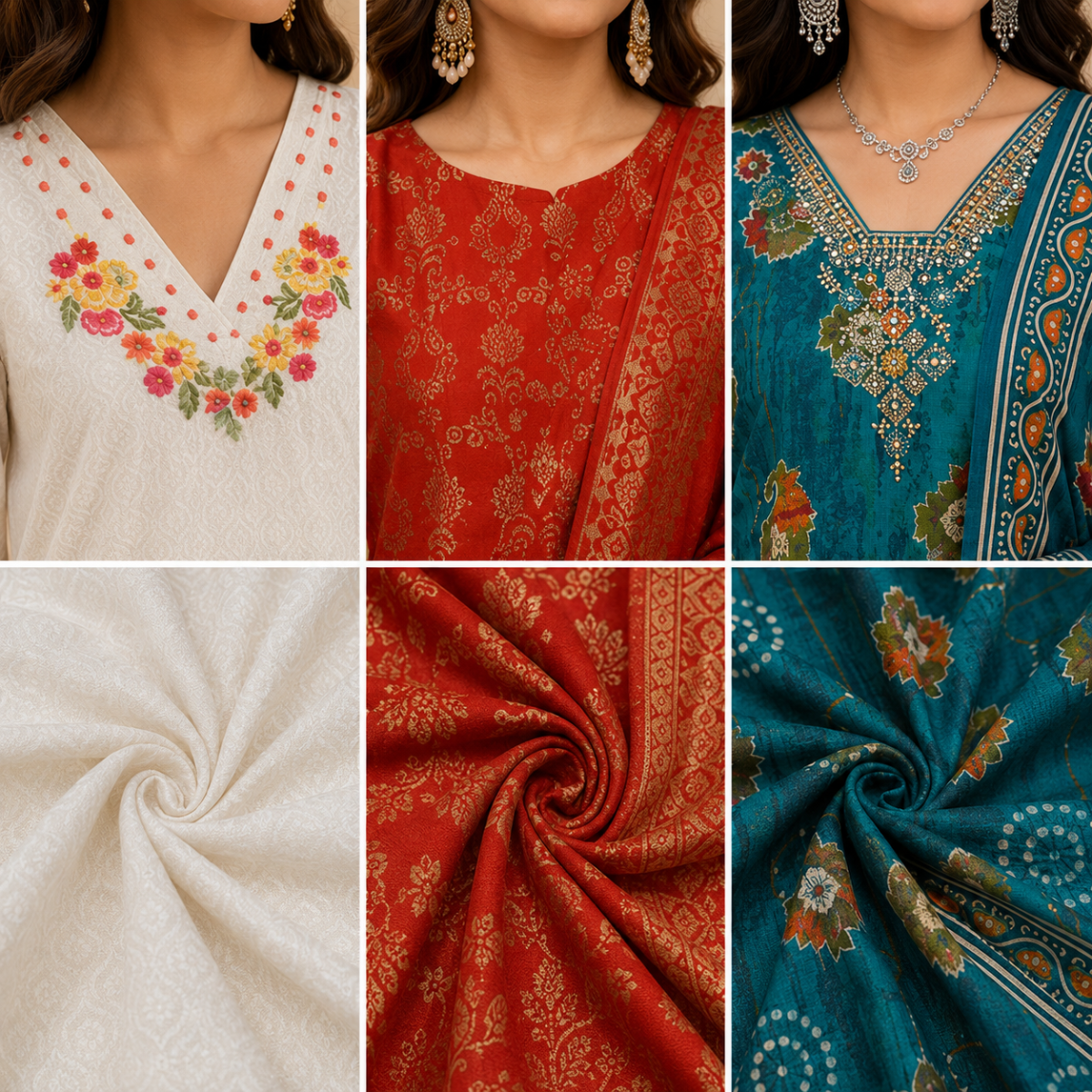 Women's Kurta Pant Set with Dupatta ( KP-10 )