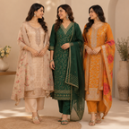 Women's Kurta Pant Set with Dupatta ( KP-2 )