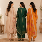 Women's Kurta Pant Set with Dupatta ( KP-2 )