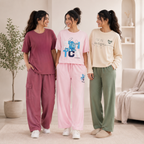 Women's Daily Wear T-Shirt with Trouser ( T3 )