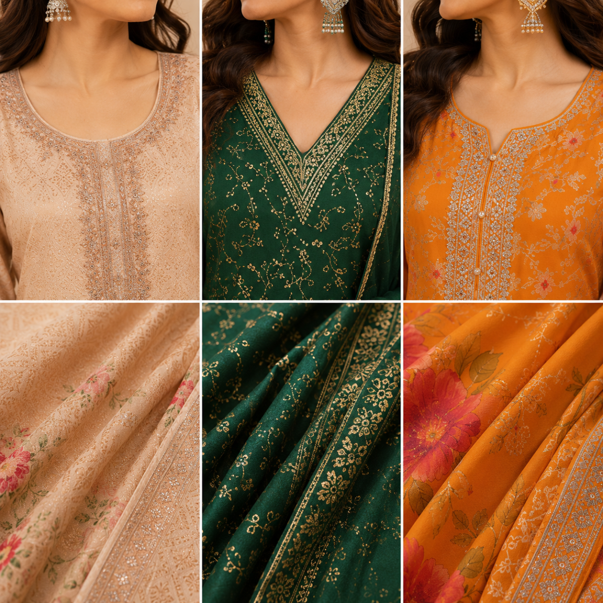 Women's Kurta Pant Set with Dupatta ( KP-2 )