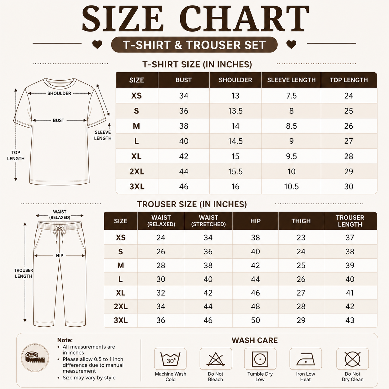 Women's Casual T-Shirt with Trouser Set ( T-1 )